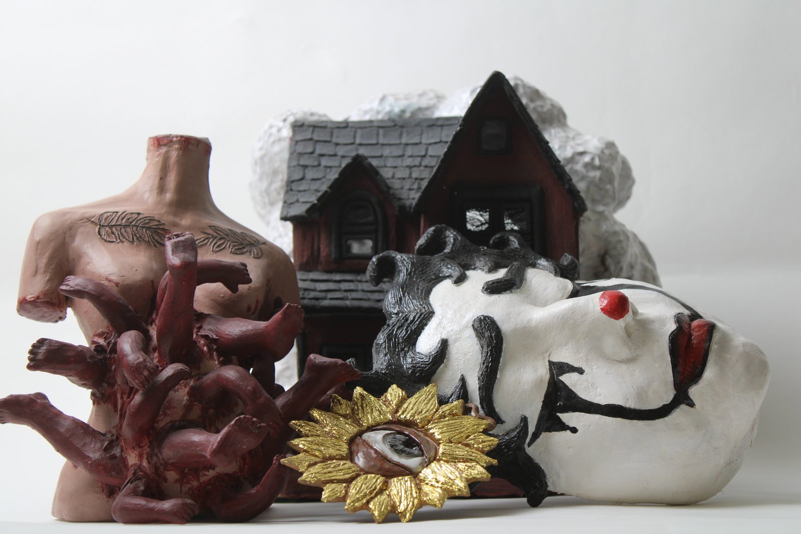 Gallery header — a curated collection of ceramic artworks by Udet Jasso
